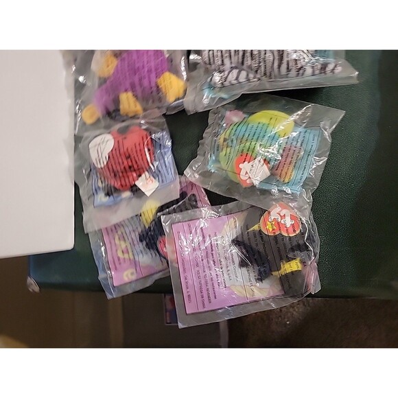 Vtg McDonald’s TY Beanie Baby Plush Toys Lot in package mixed - Picture 12 of 13